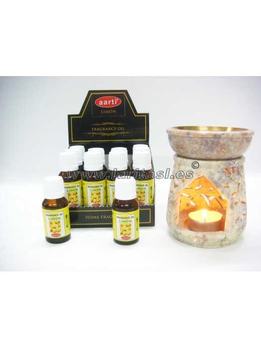 Oleo perfumado Aarti Limão 15ml (pack 12)
